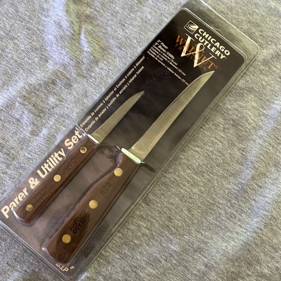 NOS Chicago Cutlery Walnut Tradition Paring & Utility Knife...